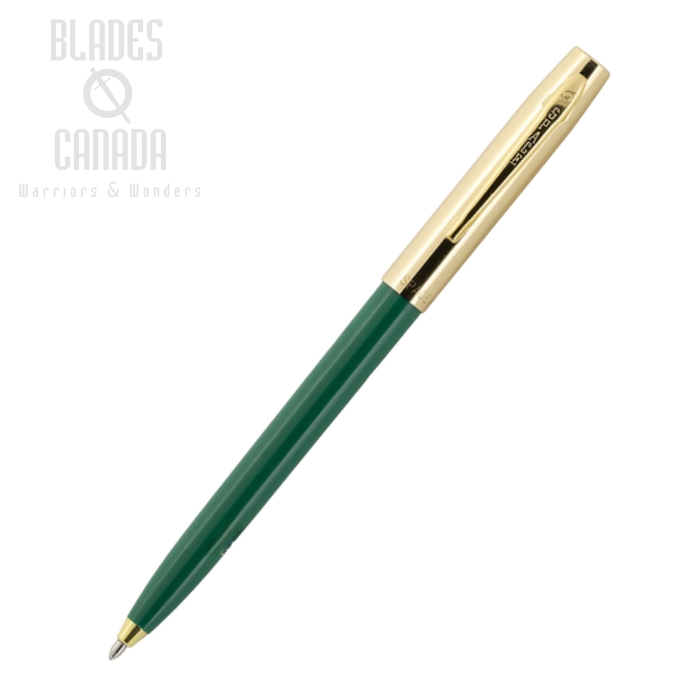 Fisher Space Pen Apollo Pen, Green/Gold, FP775G-GR